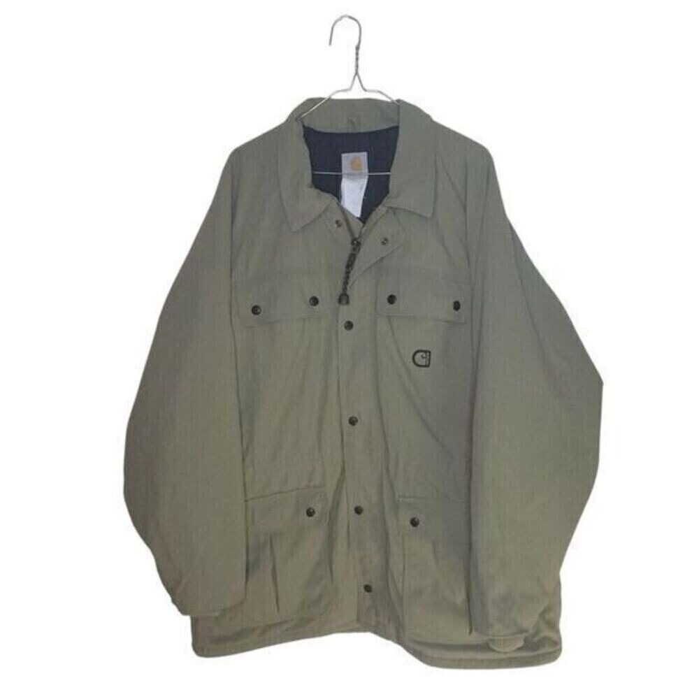 Carhartt Vintage Workwear Chore Jacket XLarge Mens Quilted Lined Pockets Utility